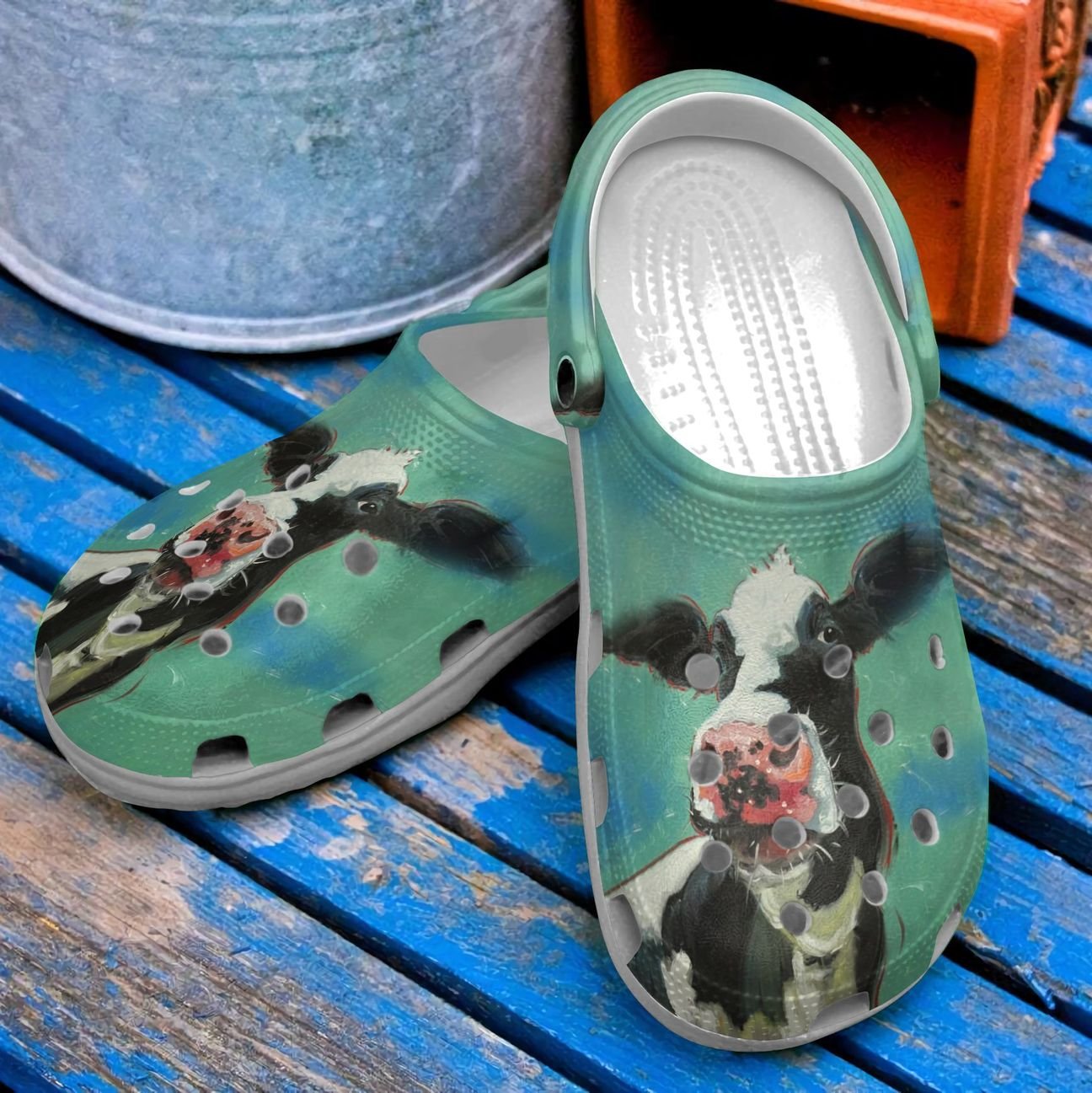 Cows Personalized Clog, Custom Name, Text, Color, Number Fashion Style For Women, Men, Kid, Print 3D I Love Cows