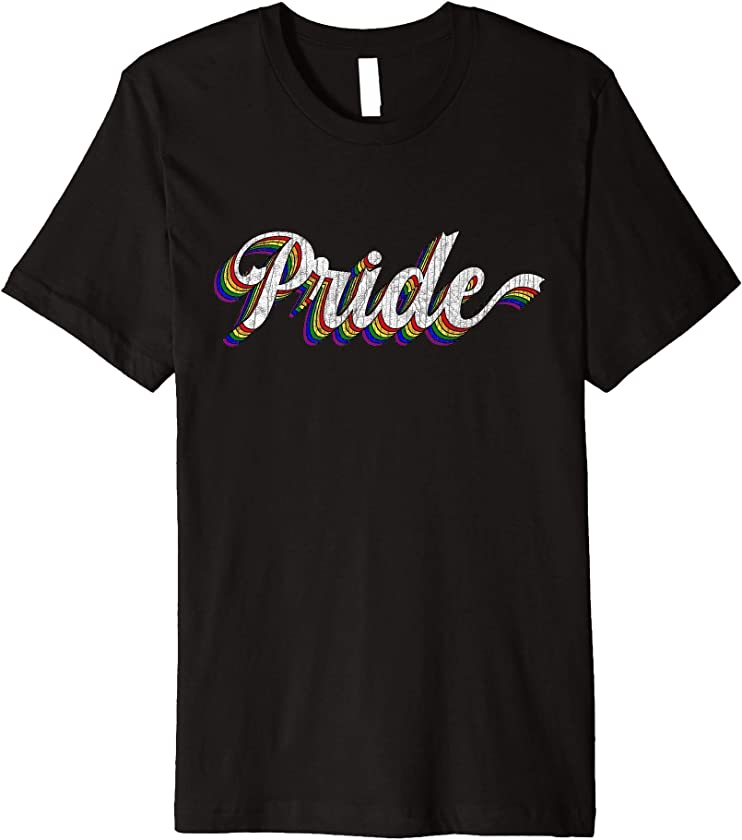 Vintage Pride LGBT | Pride Parade Gift | Gay Pride Gift Premium T-Shirt