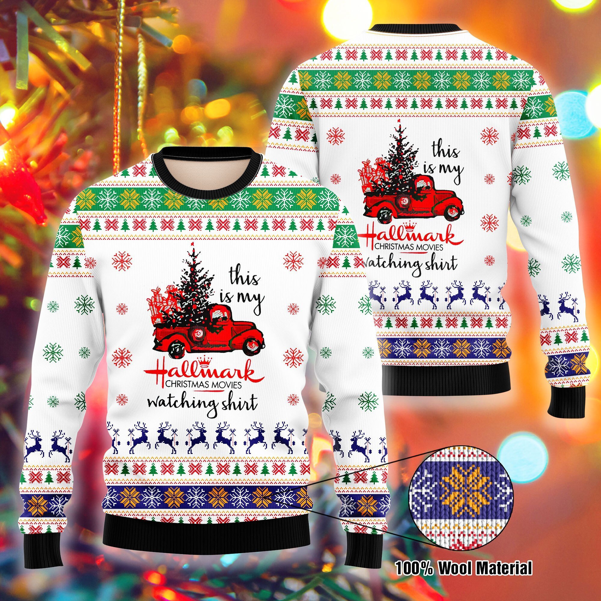 This Is My Hallmark Ugly Christmas Sweater | Unisex | Adult | US1703