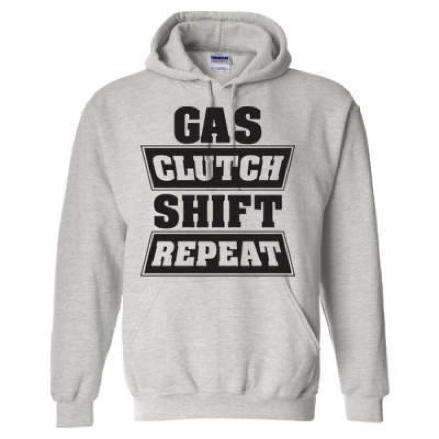 AGR Gas Clutch Shift Repeat – Heavy Blend™ Hooded Sweatshirt