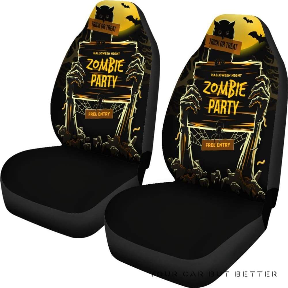 Zombie Party Halloween Car Seat Covers 205621