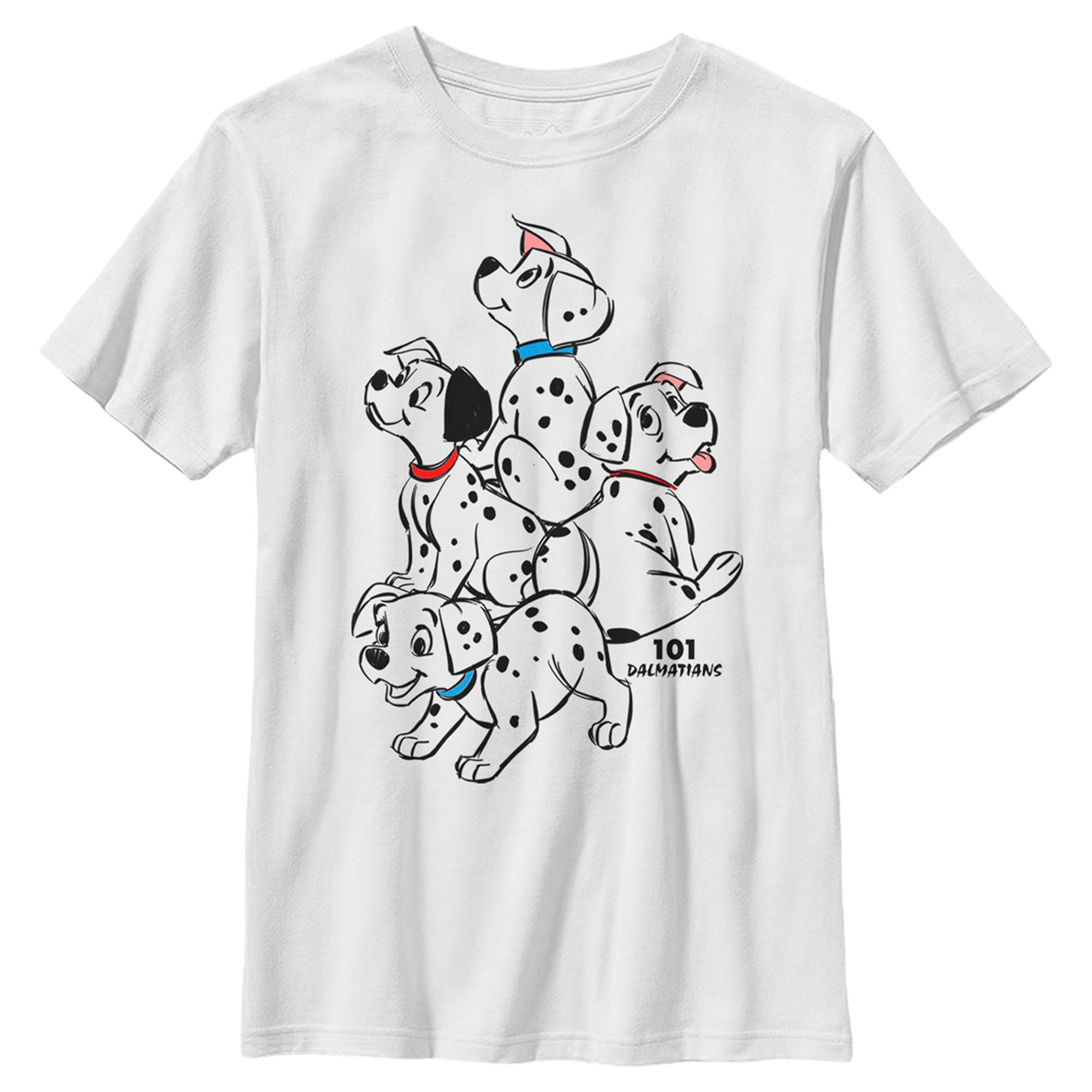 Boy’S One Hundred And One Dalmatians Rolly, Lucky And Siblings Ready To Play T-Shirt