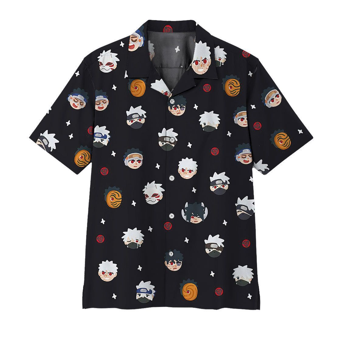 Gearhuman Anime Naruto Chibi Heads Hawaiian Shirt Ha18825