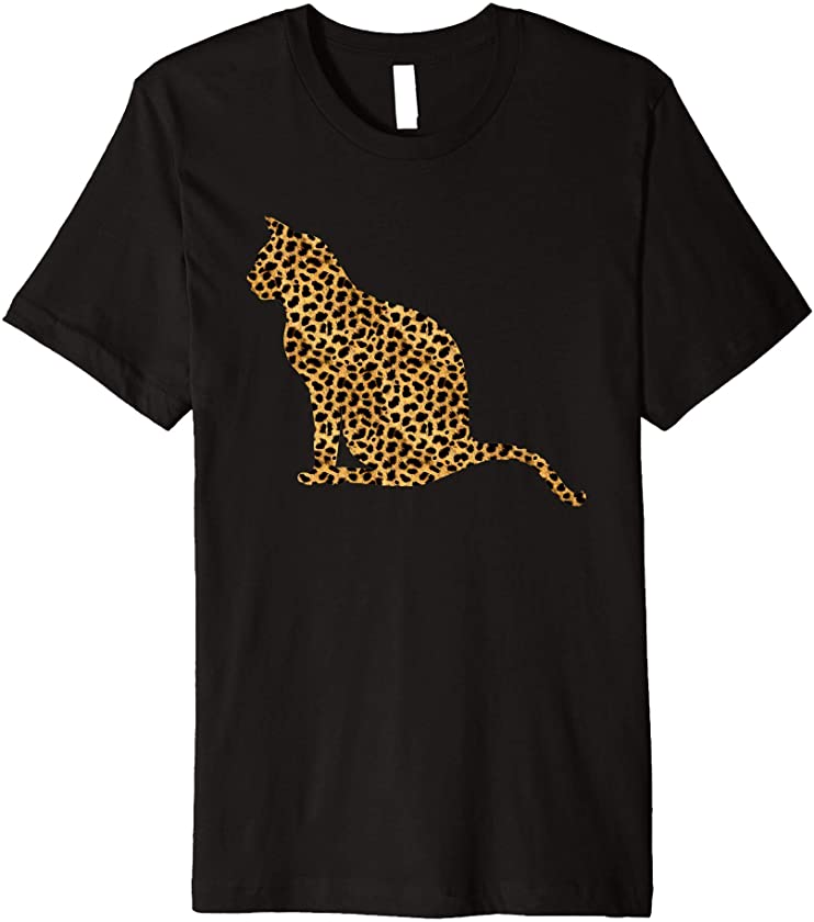 Bombay Leopard Print Feline Cat Animal Lover Women Gift Premium T-Shirt