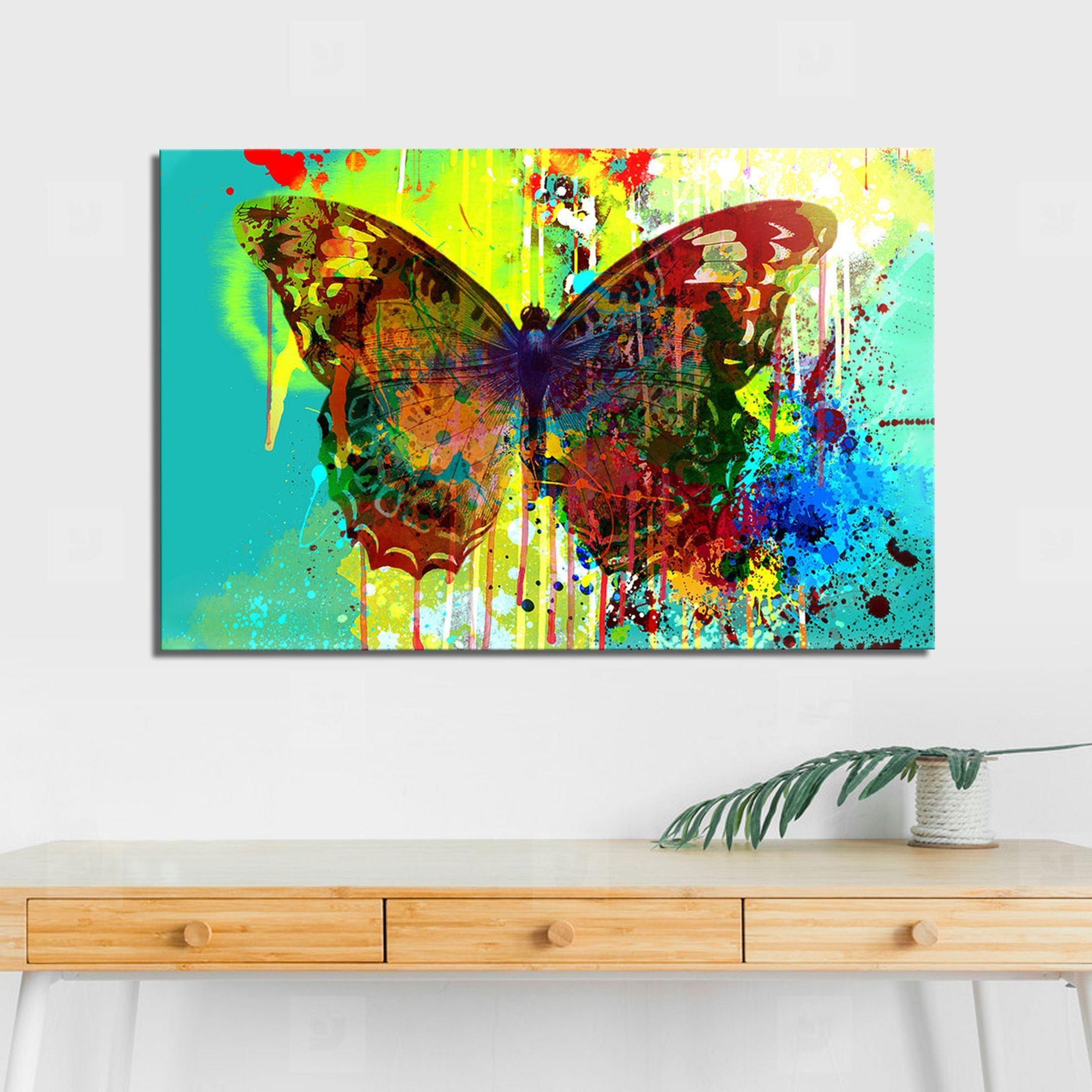 Watercolor Butterfly Poster Home Décor Birthday Gift For Daughter Sister Friend – Gigo Smart