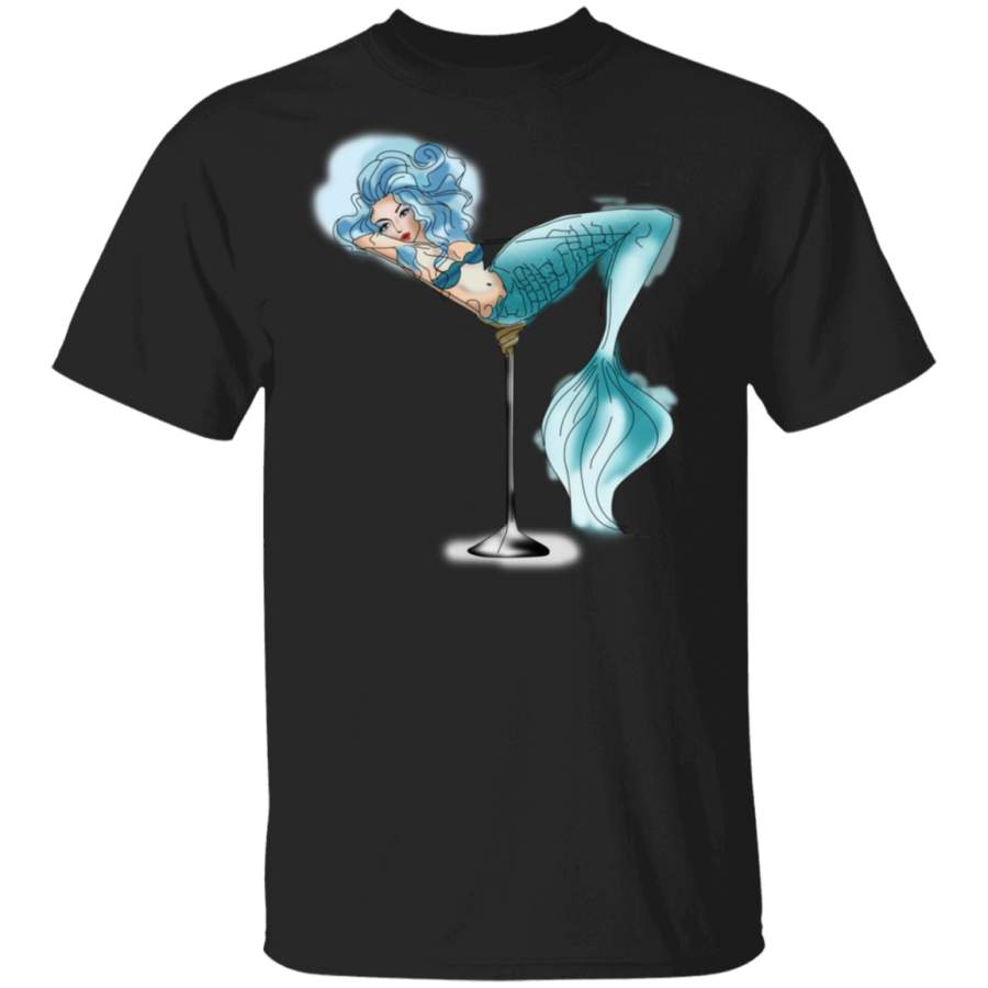 Mermaid in wine glass T-Shirt