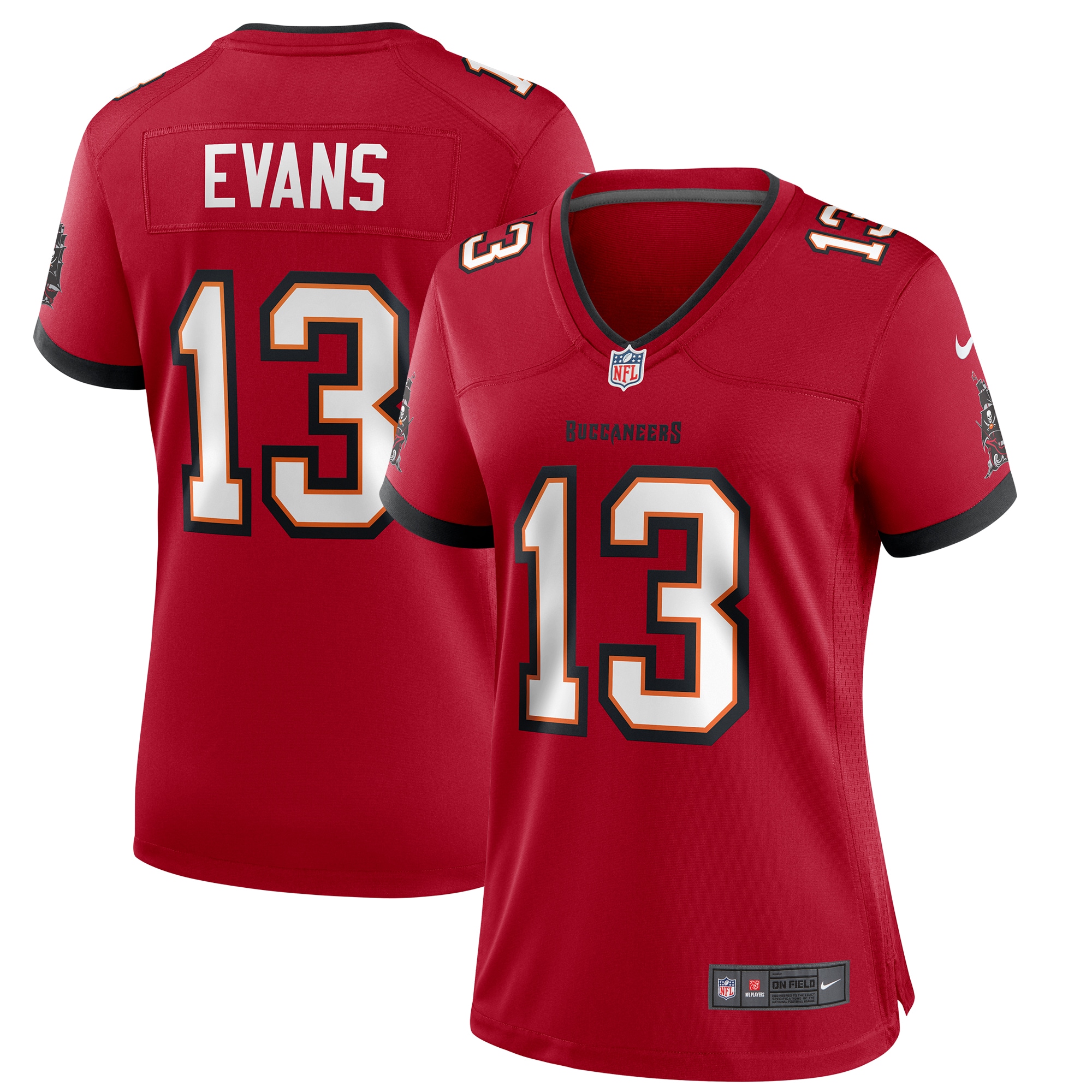 Women’s Tampa Bay Buccaneers Mike Evans Red Game Player Jersey