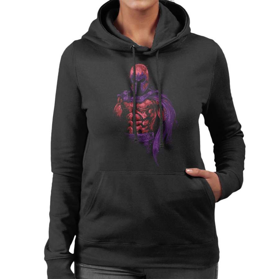 X Men Magnetic Warrior Magneto Women’s Hooded Sweatshirt