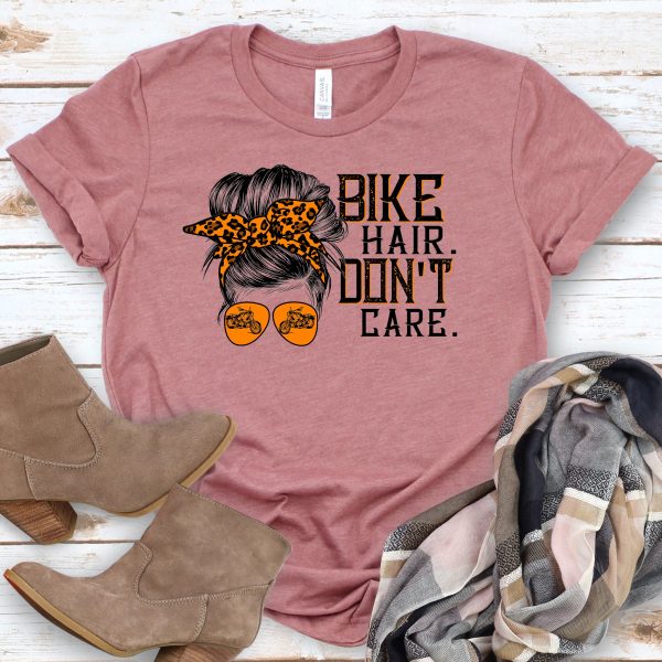 Bike Hair Don’T Care Tee