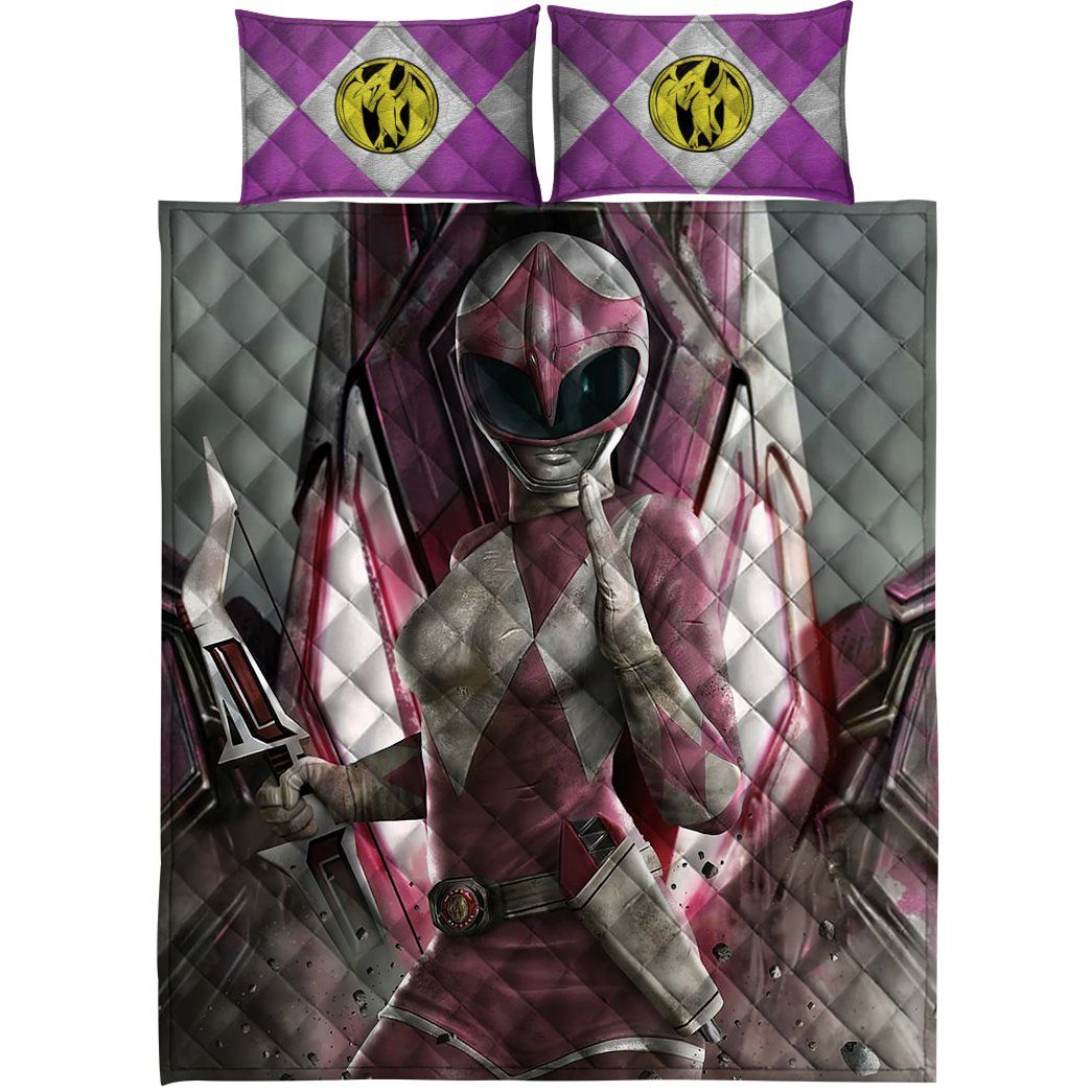 Casespring 3D Pink Power Ranger Custom Quilt Set