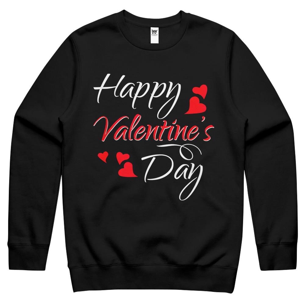 Valentine 365 Happy Valentine’S Day Crewneck Sweatshirt