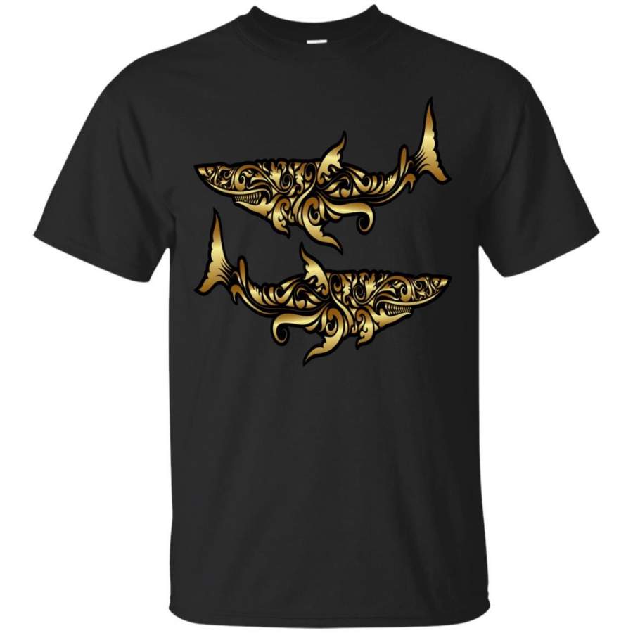 CREATIVITY – Golden sharks T Shirt & Hoodie