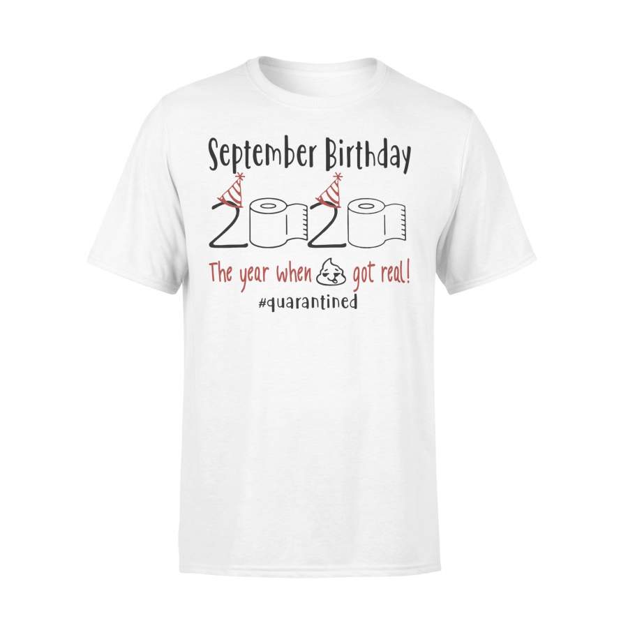 September Birthday 2020 Quarantined Shirt