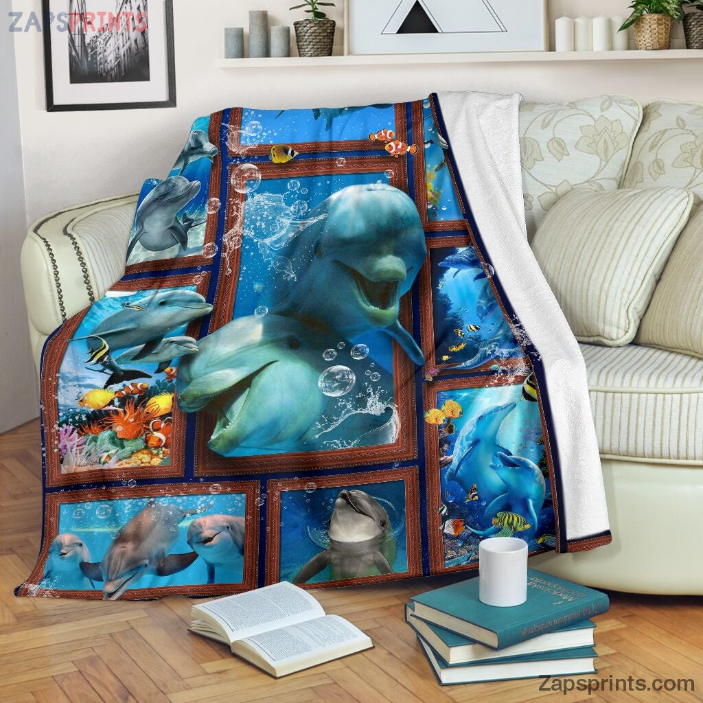 Dolphin King Of Ocean Blanket – Cool Gift Ideas