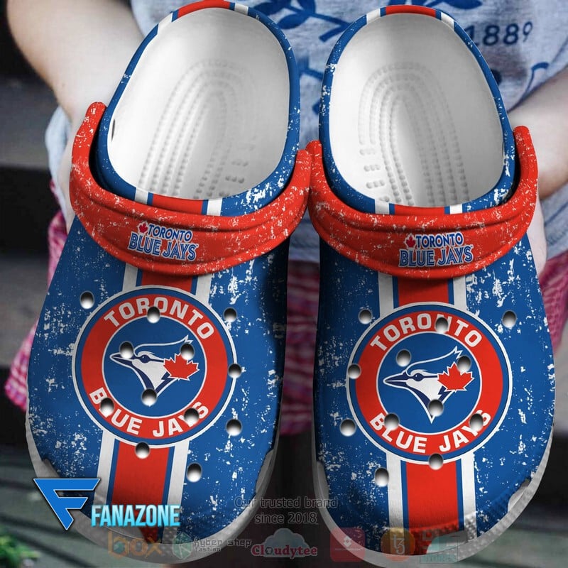 Toronto Blue Jays MLB Sport Crocs Clogs Crocband Shoes Comfortable For Men Women and Kids 4