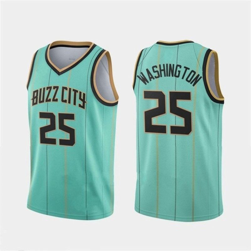 Charlotte Hornets P. J. Washington #25 NBA 2020 City Brandedition Green Jersey