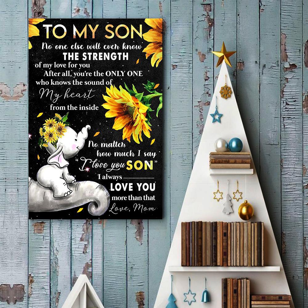 Mom To Son I Will Always Love You More Than That Canvas And Poster
