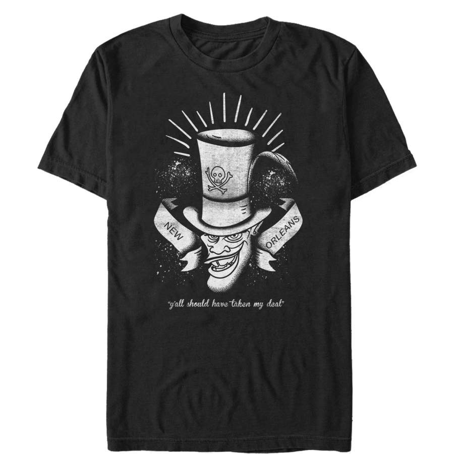 The Princess and the Frog Men’s Shadow Man Deal  T Shirt