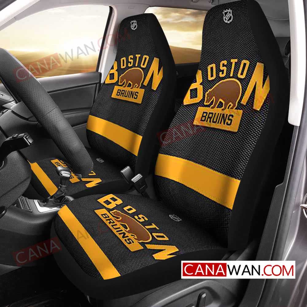 Boston Bruins Style739 3D Customized Personalized Car Seat Cover