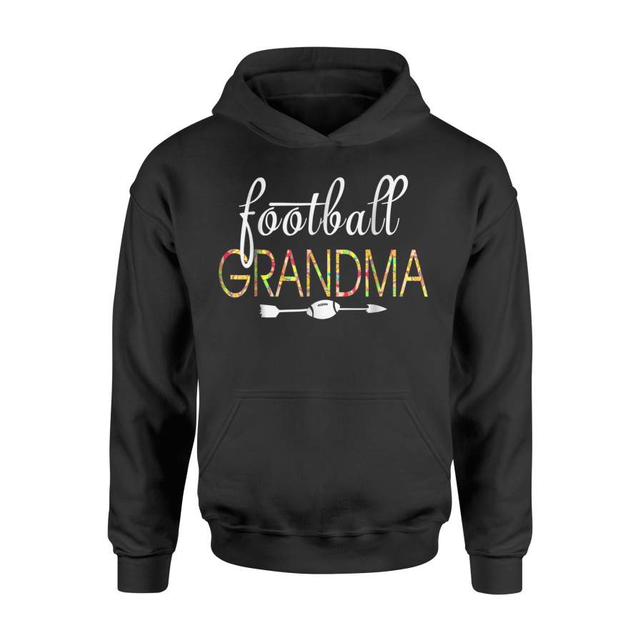 Football Grandma Sports Grandma Game Day Gift Hoodie