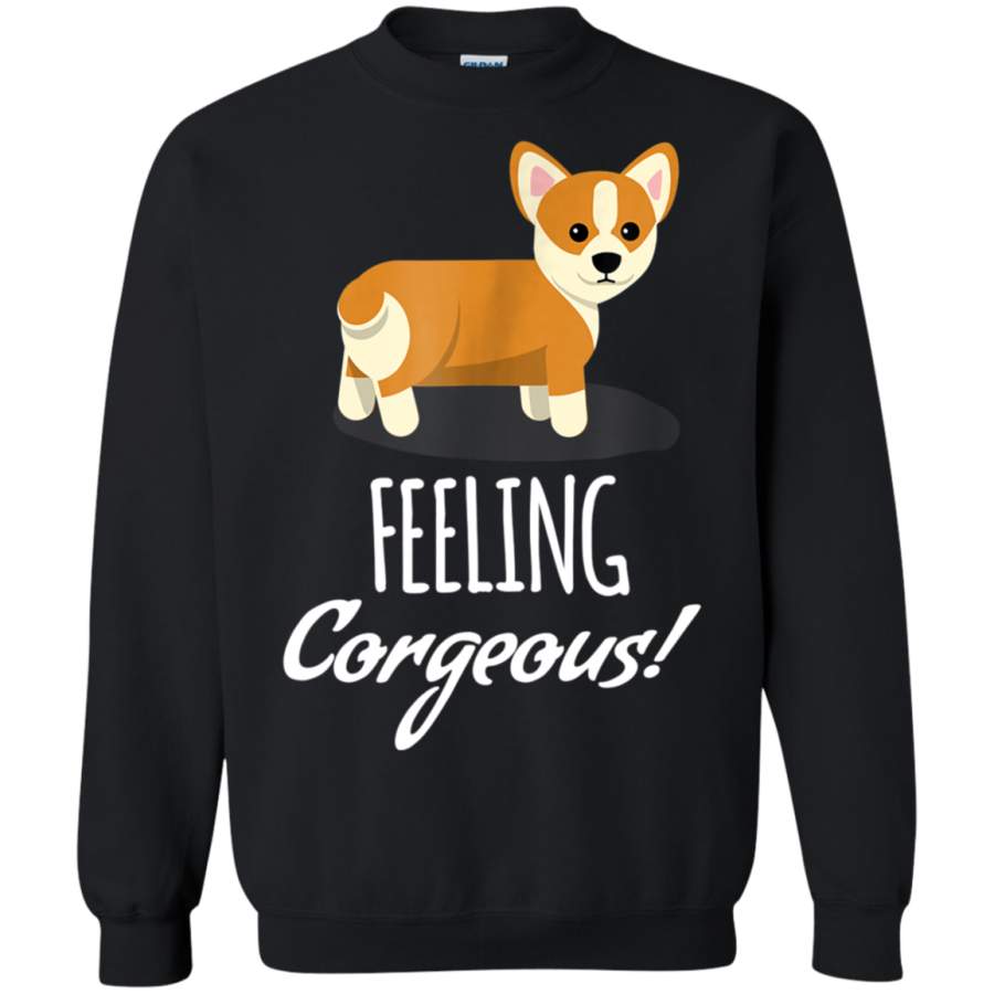 AGR Corgi Funny Cute – Feeling Corgeous! Dog Sweatshirt