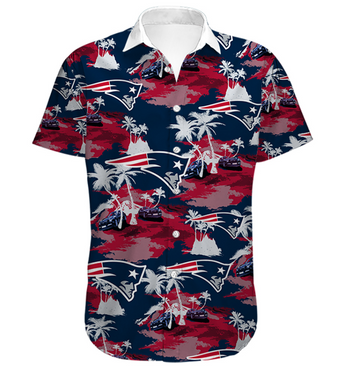 New England Patriots Tropical Hawaiian Shirt | For Men & Women | Hw1694