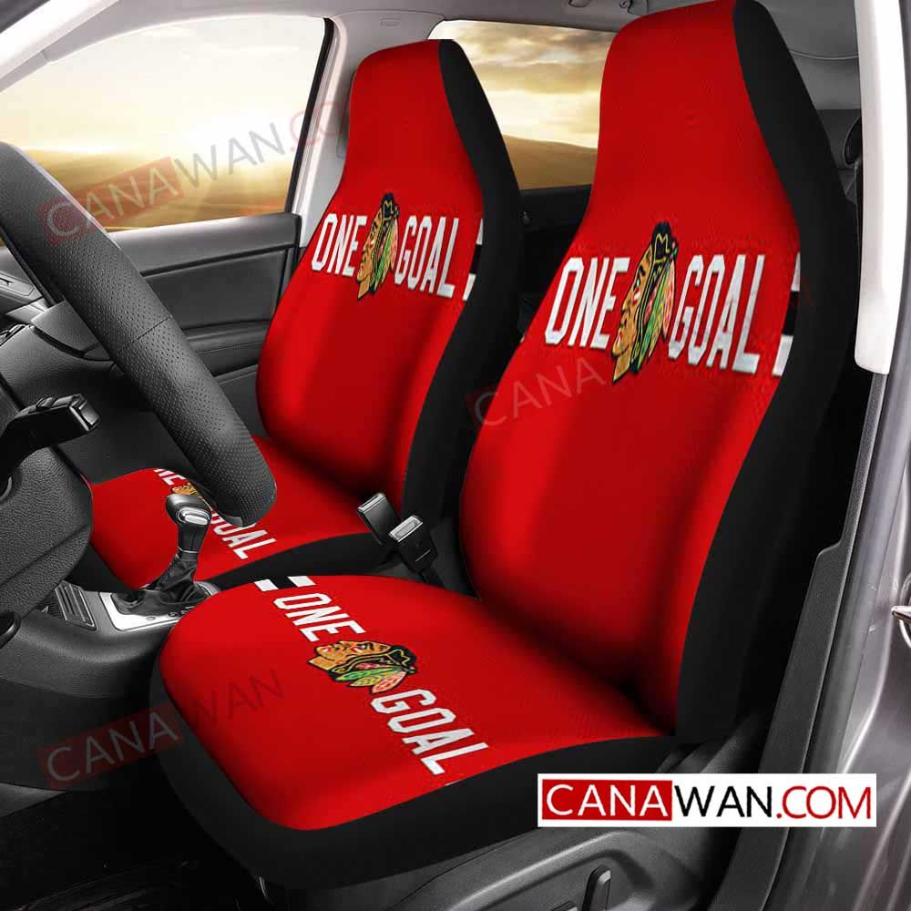 Chicago Blackhawks Style115 3D Customized Personalized Car Seat Cover