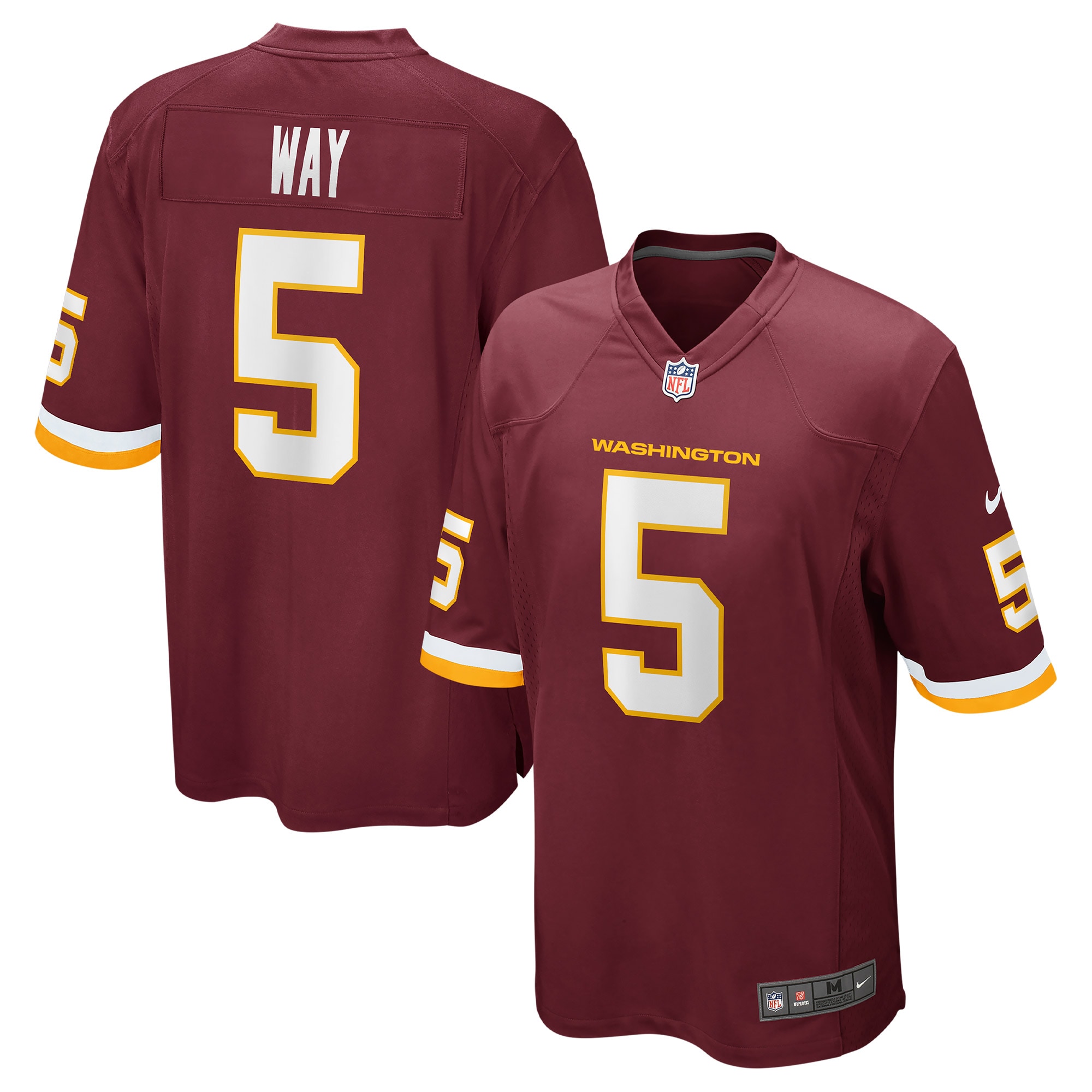 Tress Way Washington Football Team Game Jersey – Burgundy