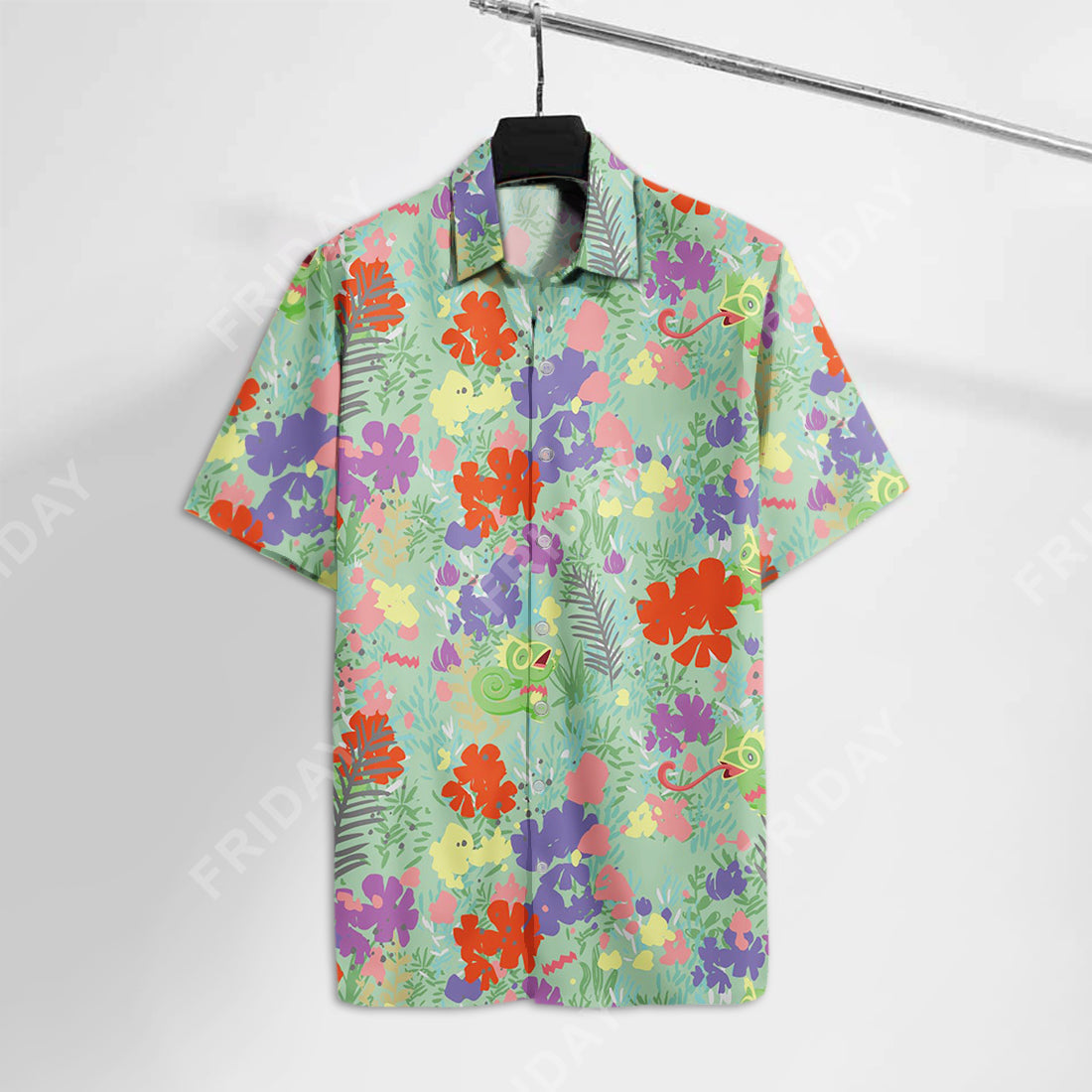 Unifinz Pokemon Hawaii Shirt Kecleon Green Aloha 2022 Ha8223