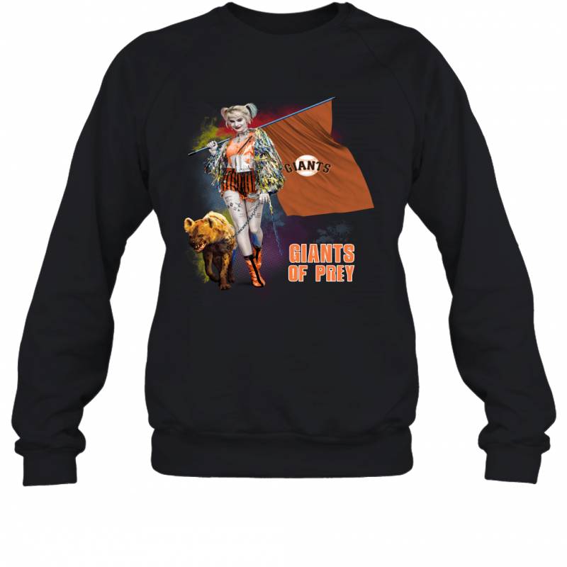 Harley Quinn flag San Francisco Giants Of Prey Sweatshirt