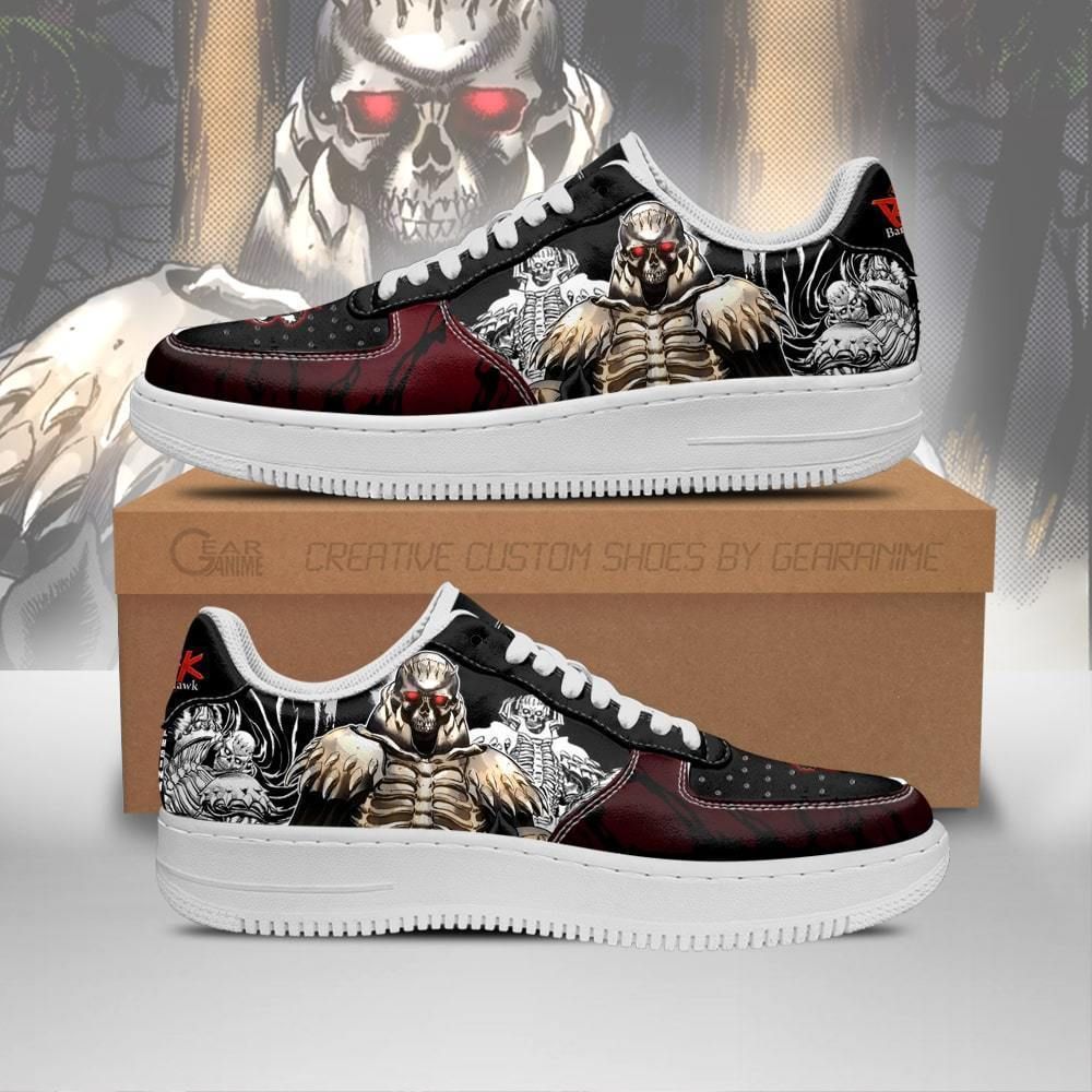Berserk Skull Knight Berserk Mixed Manga Air Force Shoes Sneakers Custom Anime