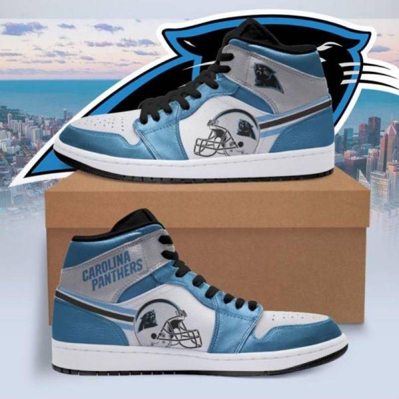 Carolina Panthers 02 Air Jordan Sport Custom Sneakers