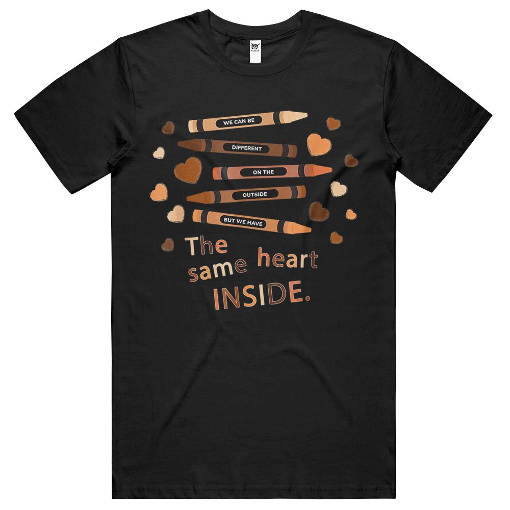 The Same Heart Inside – History Month Black Lives Matter Blm T Shirts