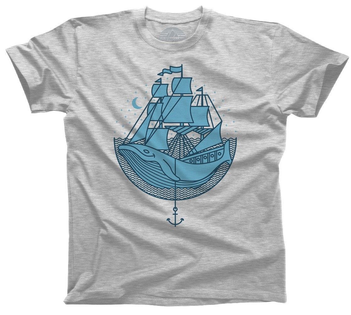 Men’S Whale Ship T-Shirt