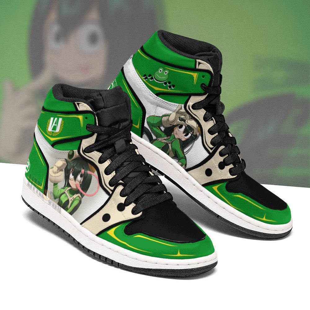 Tsuyu Asui Jd Sneakers Custom My Hero Academia Anime Shoes ...