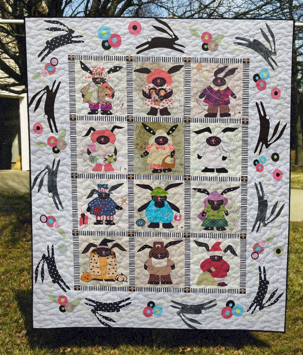 Cutest Easter Bunny – Quilt Blanket