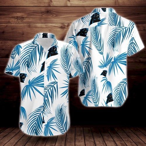 Carolina Panthers Flower Short Sleeve Hawaii Shirt Ha80890