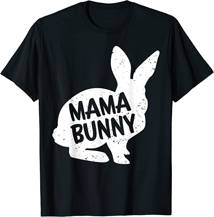 Mama Mom Bunny Matching Group Funny Family Easter T-Shirt