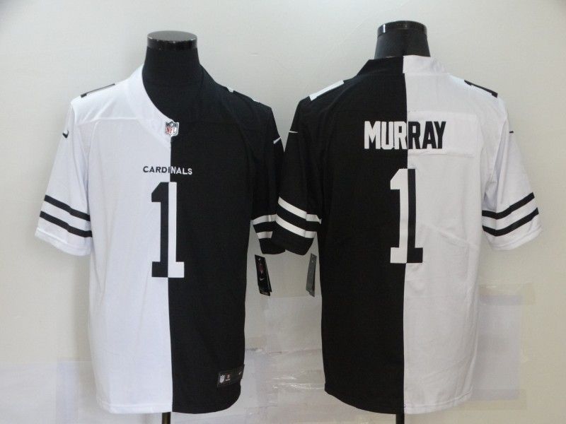 Arizona Cardinals Kyler Murray #1 NFL 2020 Black And White Jersey