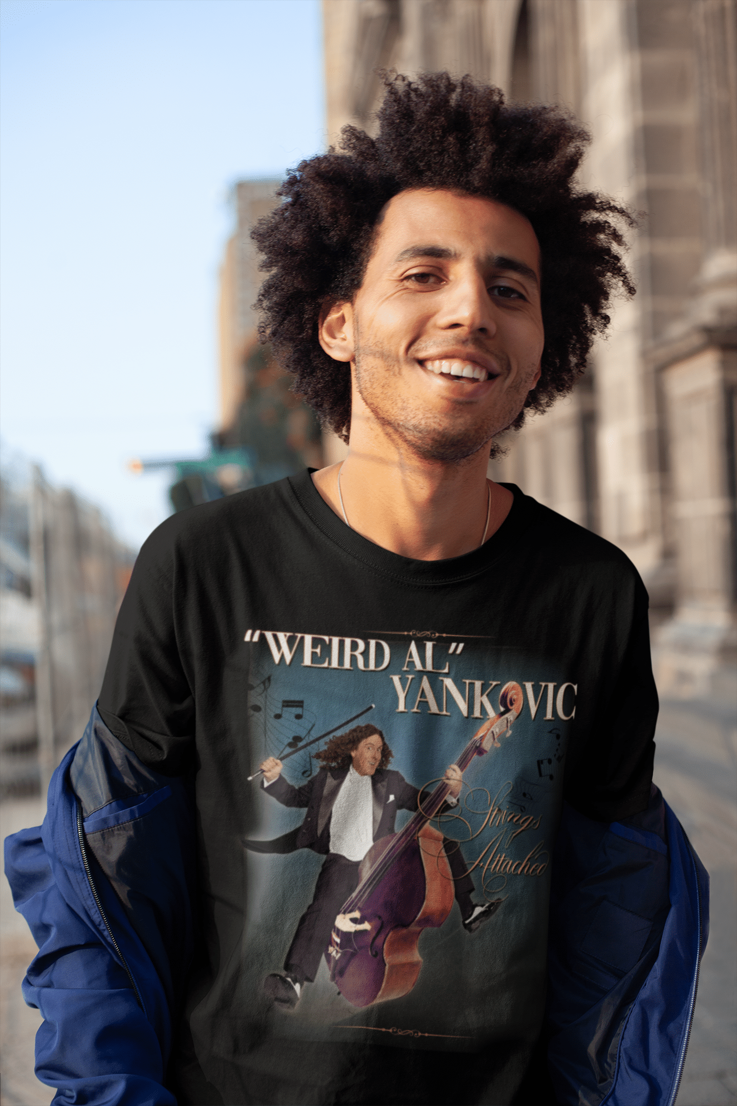 Weird Al Yankovic Merch Strings Attached Official Tour T-Shirt