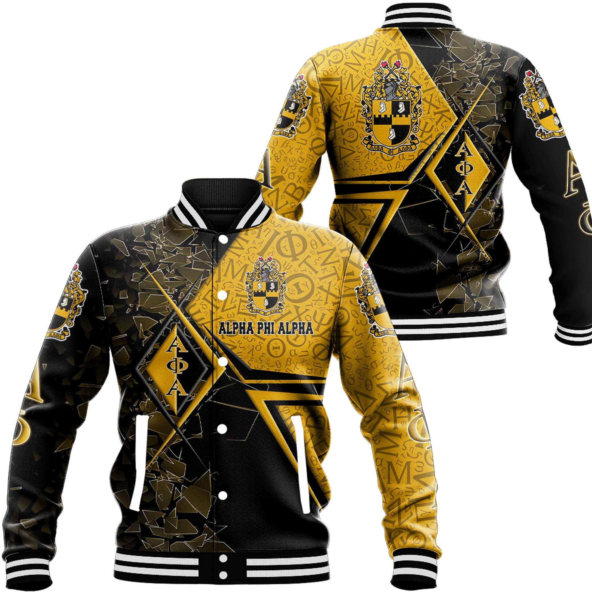 Africa Zone Clothing – Alpha Phi Alpha Legend Baseball Jackets A35