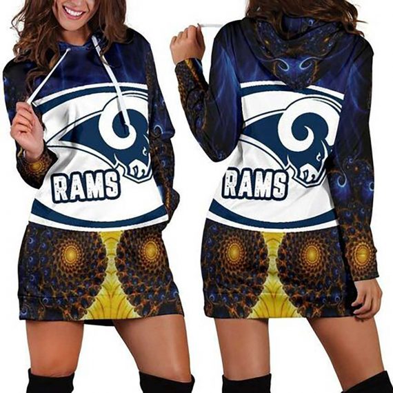 Gift Ideas Los Angeles Rams Hoodie Dress