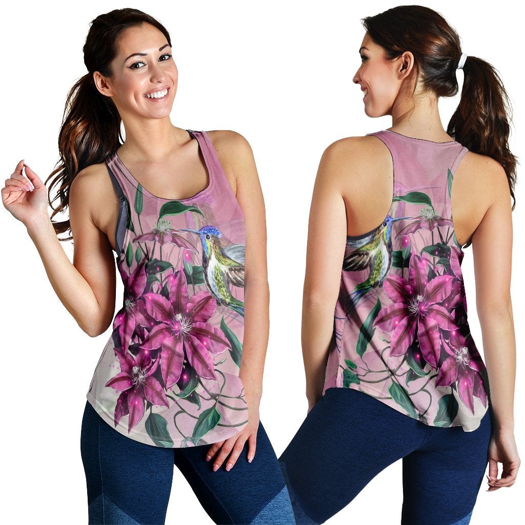 Hawaiian Clematis Humming Bird Racerback Tank Ha42550