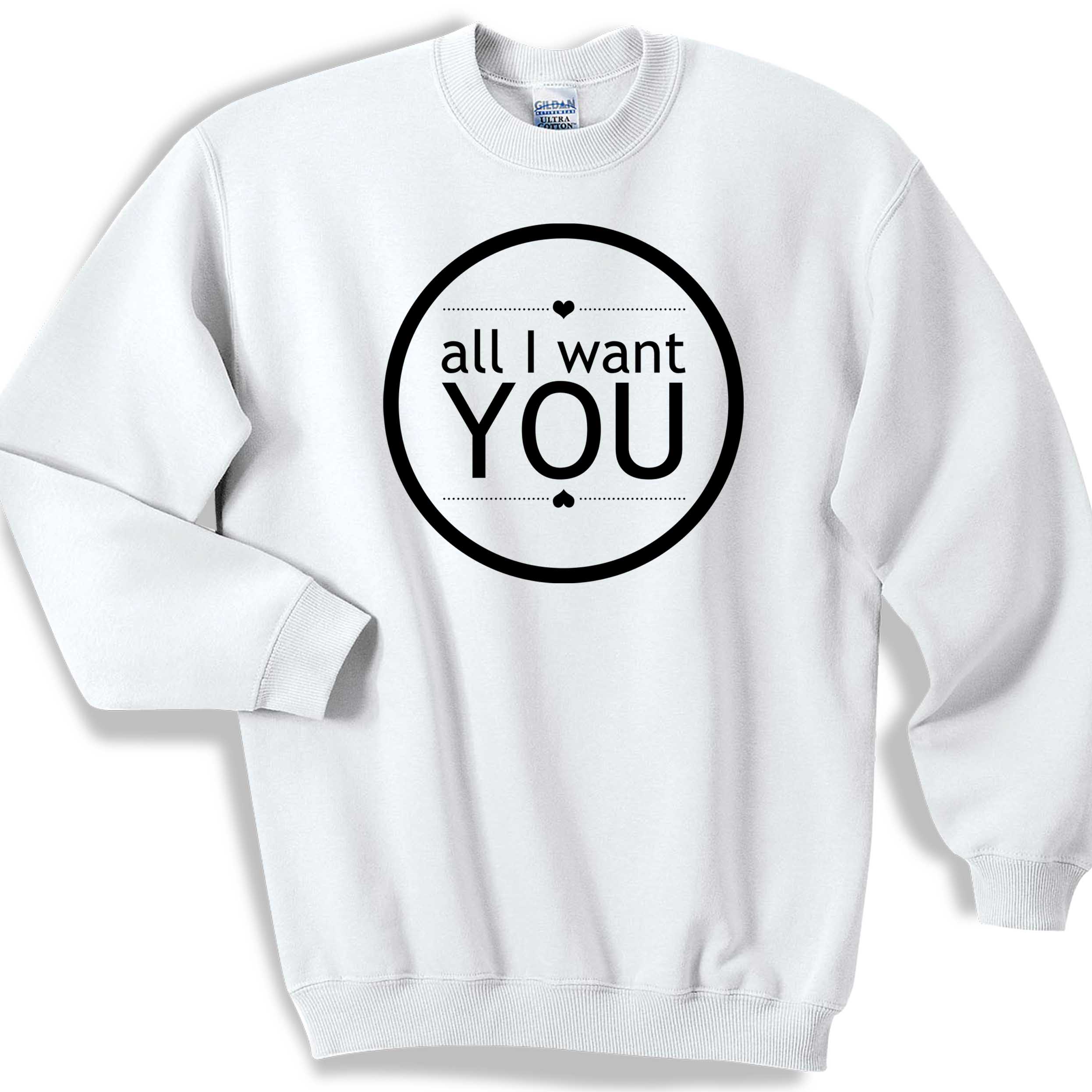 All I Want Is You U2 Lyrics Sweater Sweatshirt