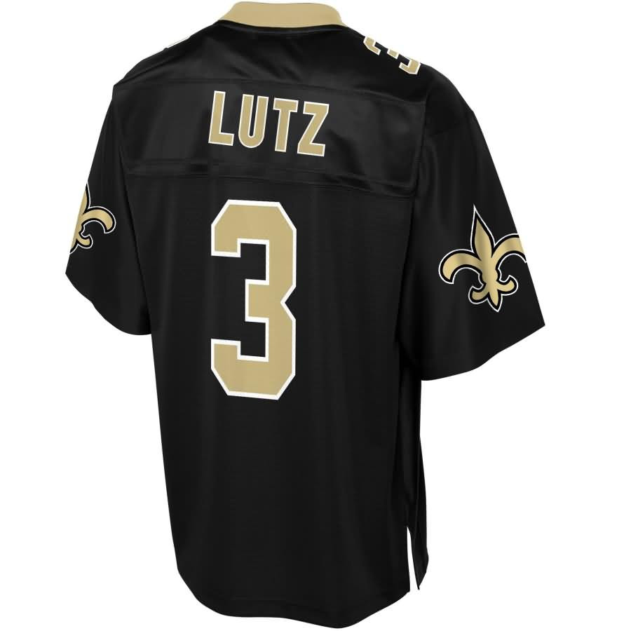 Wil Lutz New Orleans Saints NFL Pro Line Team Color Player Jersey – Black