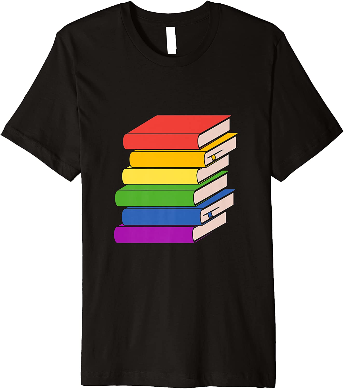 Rainbow Shirt To Lesbian Mom, Booking Pride Shirt, Book Rainbow T Shirts