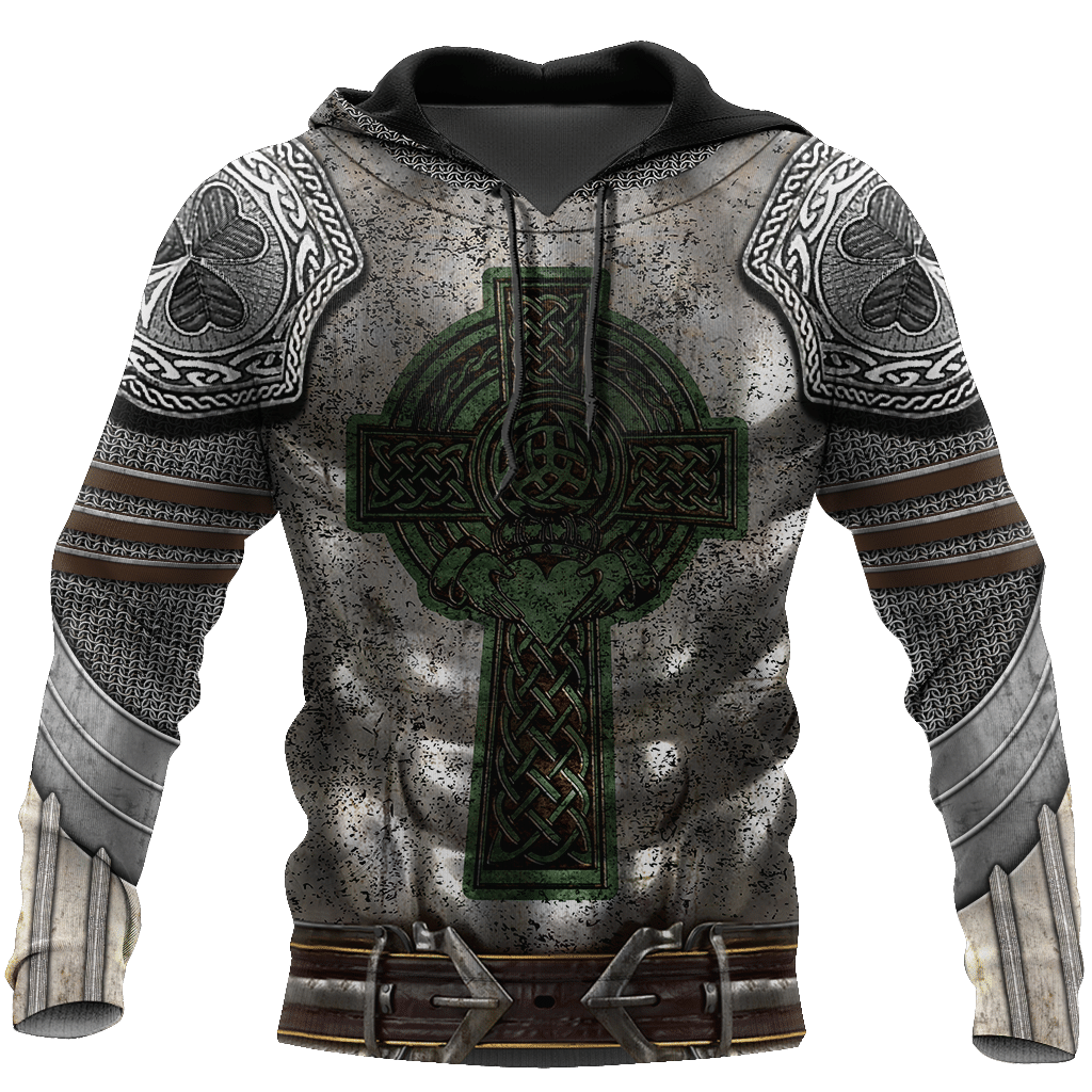 Irish Armor Warrior Chainmail 3D All Over Printed Shirts For Men And Women