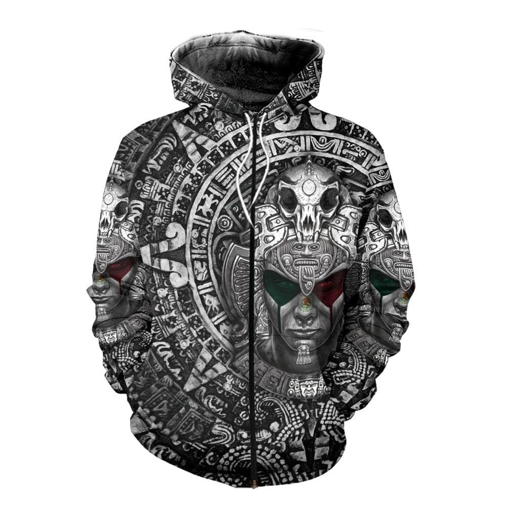 Aztec Warrior Mexican Hoodie #H