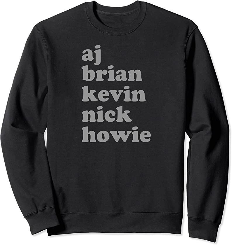 Backstreet Boys – Stacked Names Sweatshirt