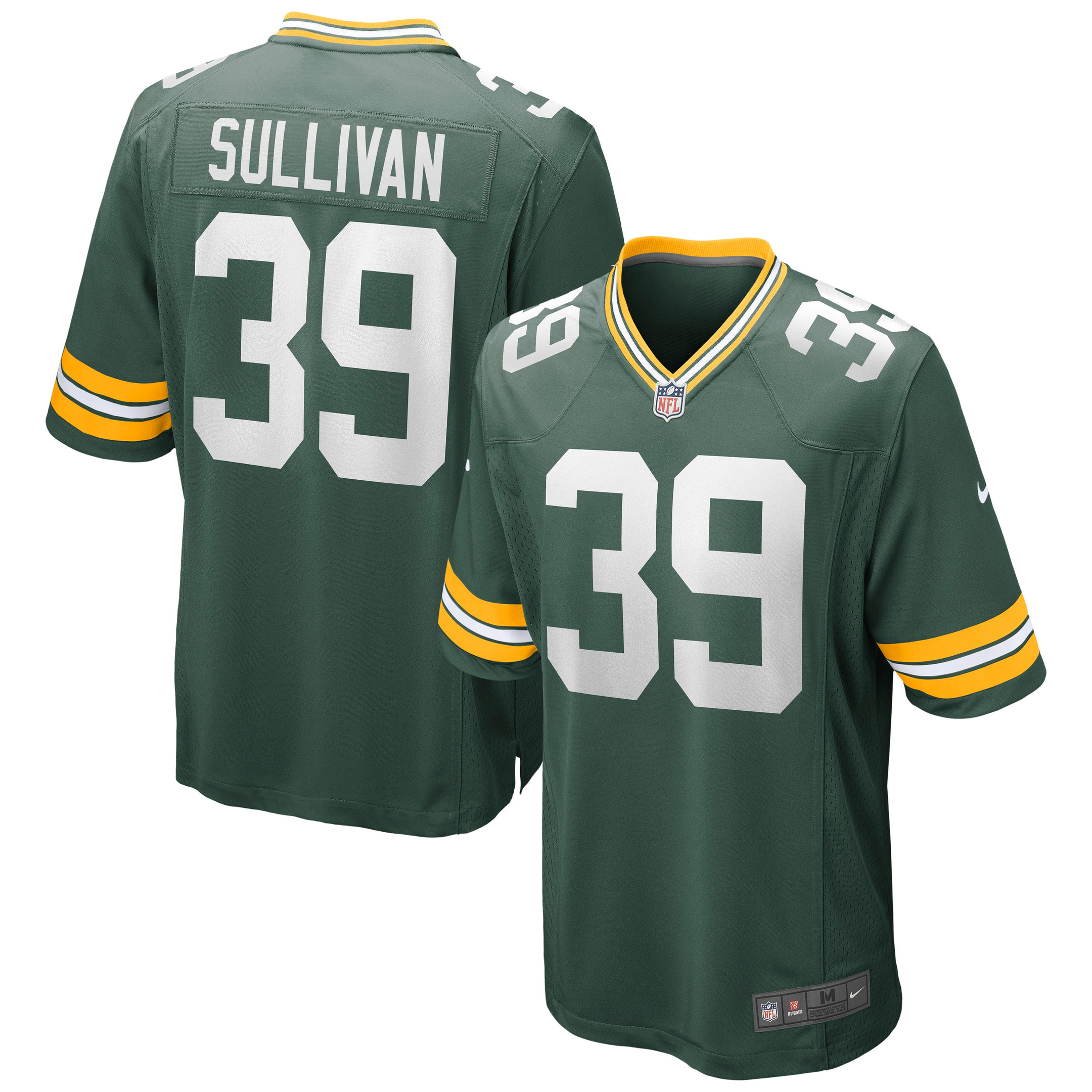 Chandon Sullivan Green Bay Packers Game Jersey – Green NFL